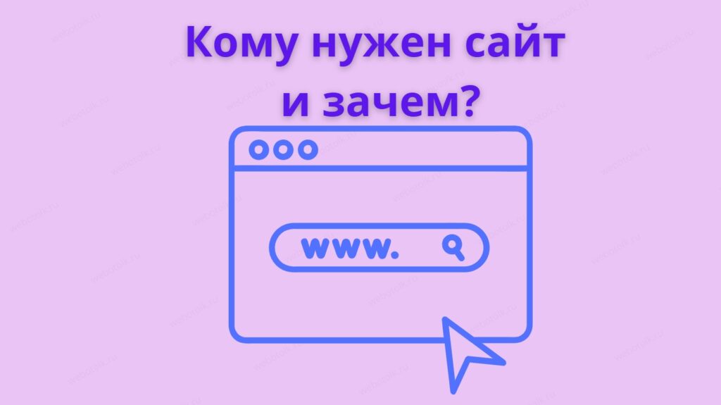 Кому нужен сайт и зачем?